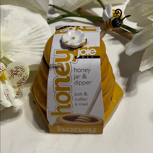 Brand New Honey Jar and Dipper - Picture 2 of 2